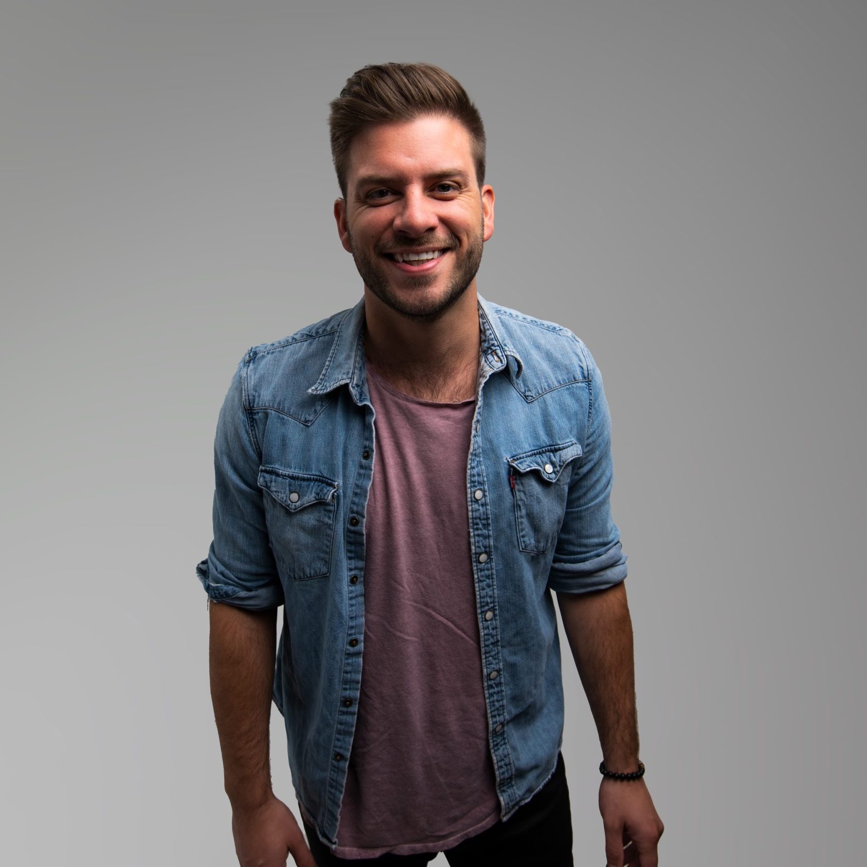 Man smiling