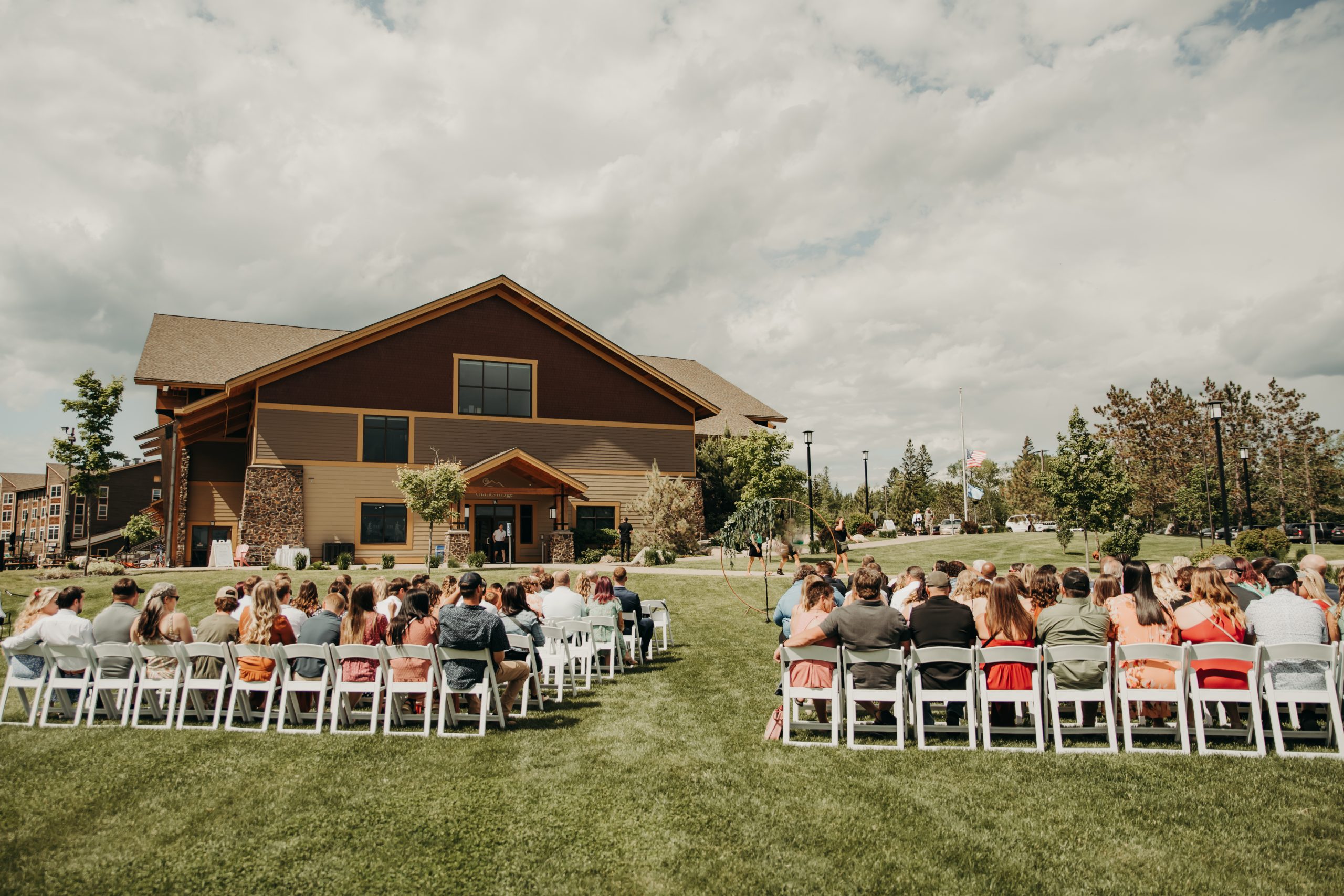 Wedding ceremony guests