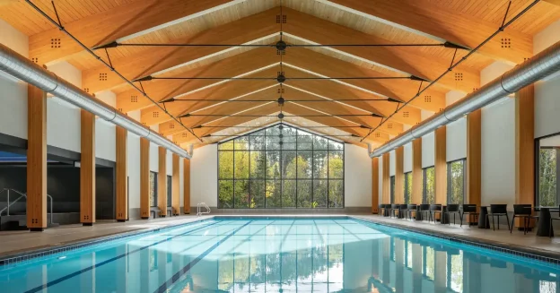 Pool and Sauna Haus at Giants Ridge Recreation Area