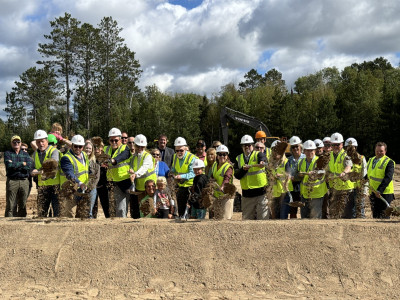 Construction group photo